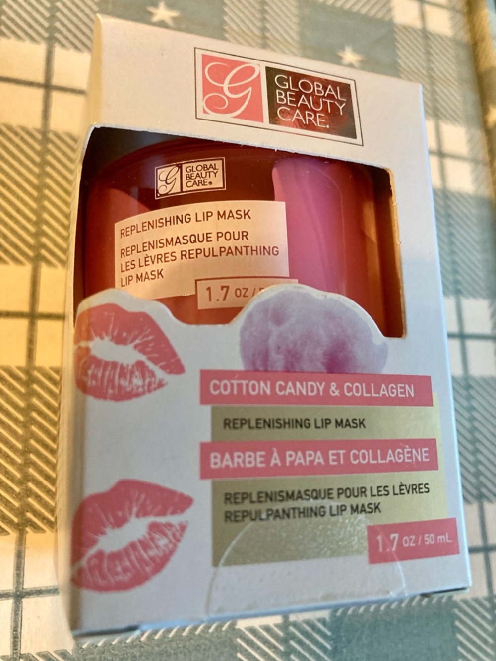 Global Beauty Care Cotton Candy & Collagen Replenishing Lip Mask